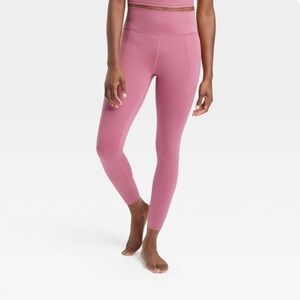 All in Motion Rose Pink Ribbed Leggings
